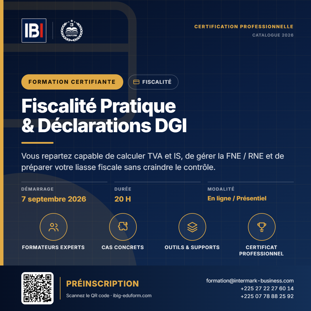 Fiscalité Pratique & Déclarations DGI