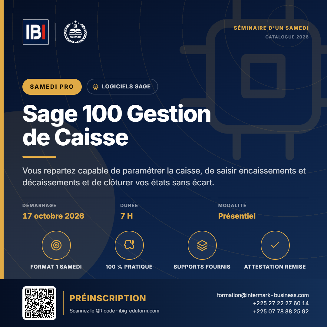 Sage 100 Gestion de Caisse
