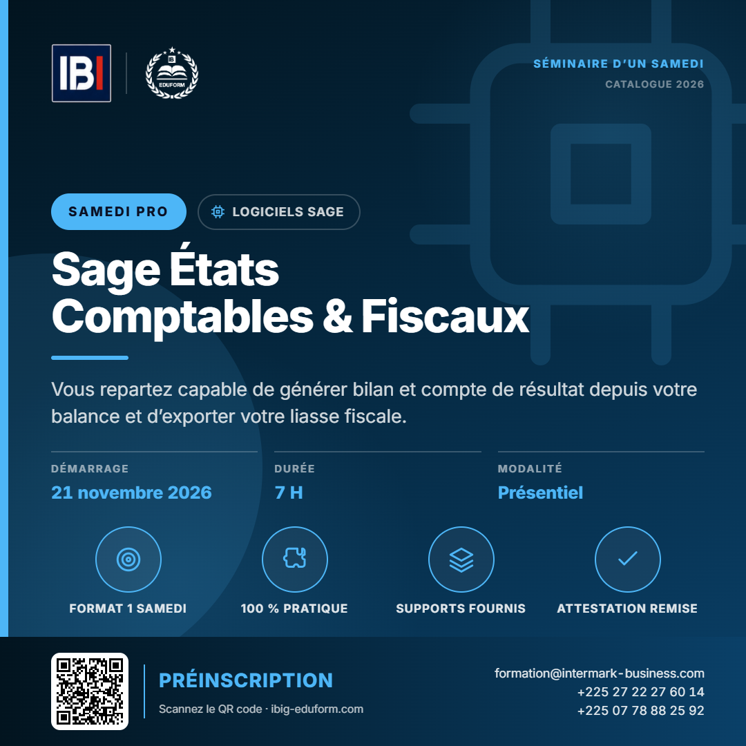 Sage États Comptables & Fiscaux